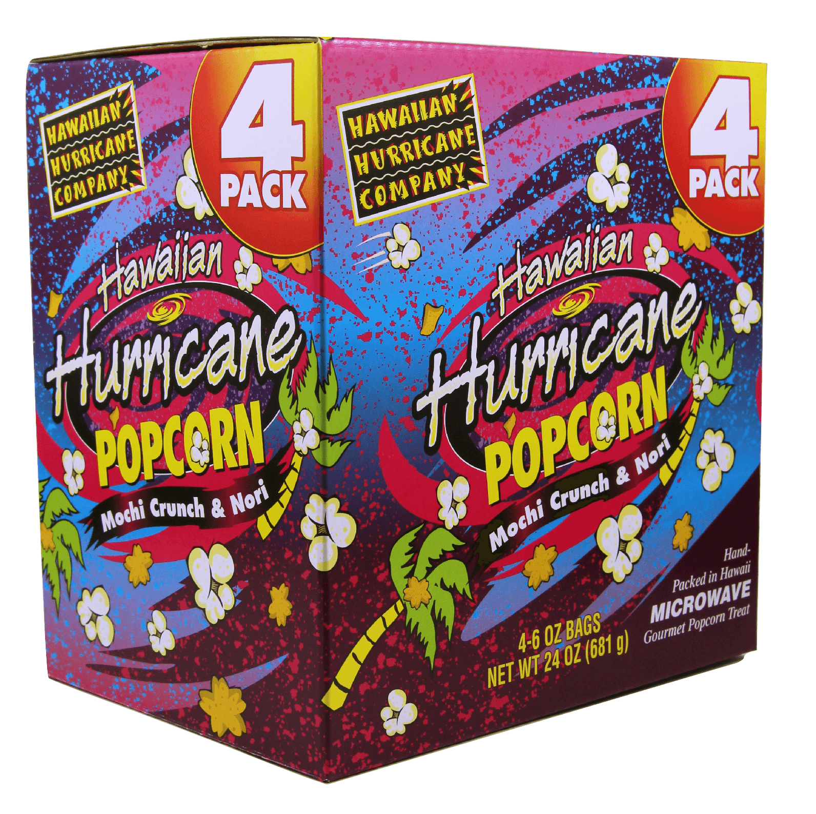 Hawaiian Hurricane - Microwave 4 Pack Gift Box | Hawaiian
